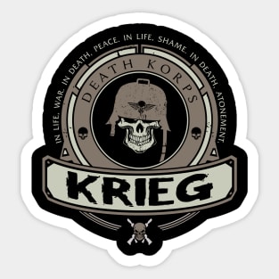 KRIEG - ELITE CREST Sticker